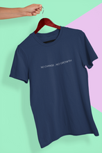 Load image into Gallery viewer, No Changes No Growth Minimal Women Half Sleeves T-shirt- KidsFashionVilla
