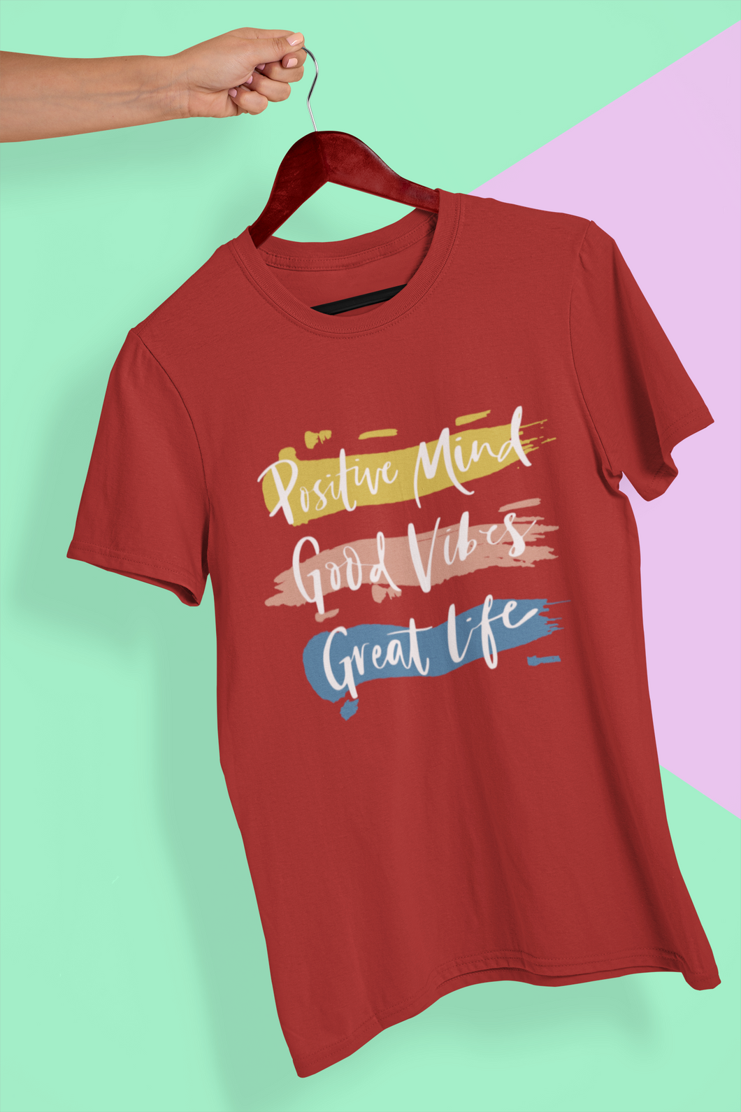 Good Vibes Women Half Sleeves T-shirt- KidsFashionVilla