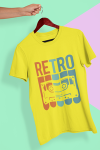 Retro Women Half Sleeves T-shirt- KidsFashionVilla