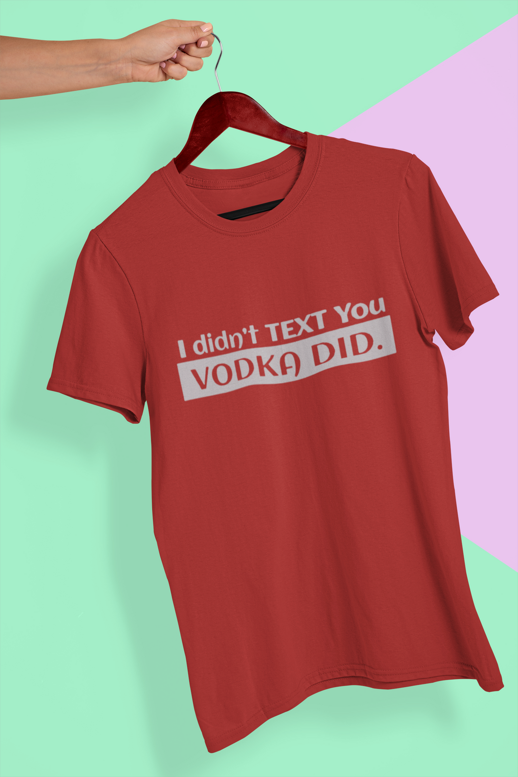 Vodka Mens Half Sleeves T-shirt- KidsFashionVilla
