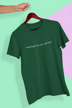 Load image into Gallery viewer, I need pizza not your opinion Minimal Women Half Sleeves T-shirt- KidsFashionVilla
