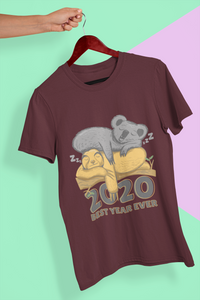 2020 Best Year Ever Women Half Sleeves T-shirt- KidsFashionVilla