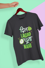 Load image into Gallery viewer, Dil Lagou Chuna Nahi Women Half Sleeves T-shirt- KidsFashionVilla
