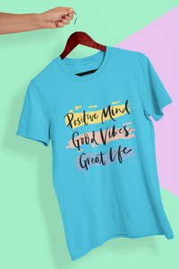 Good Vibes Women Half Sleeves T-shirt- KidsFashionVilla