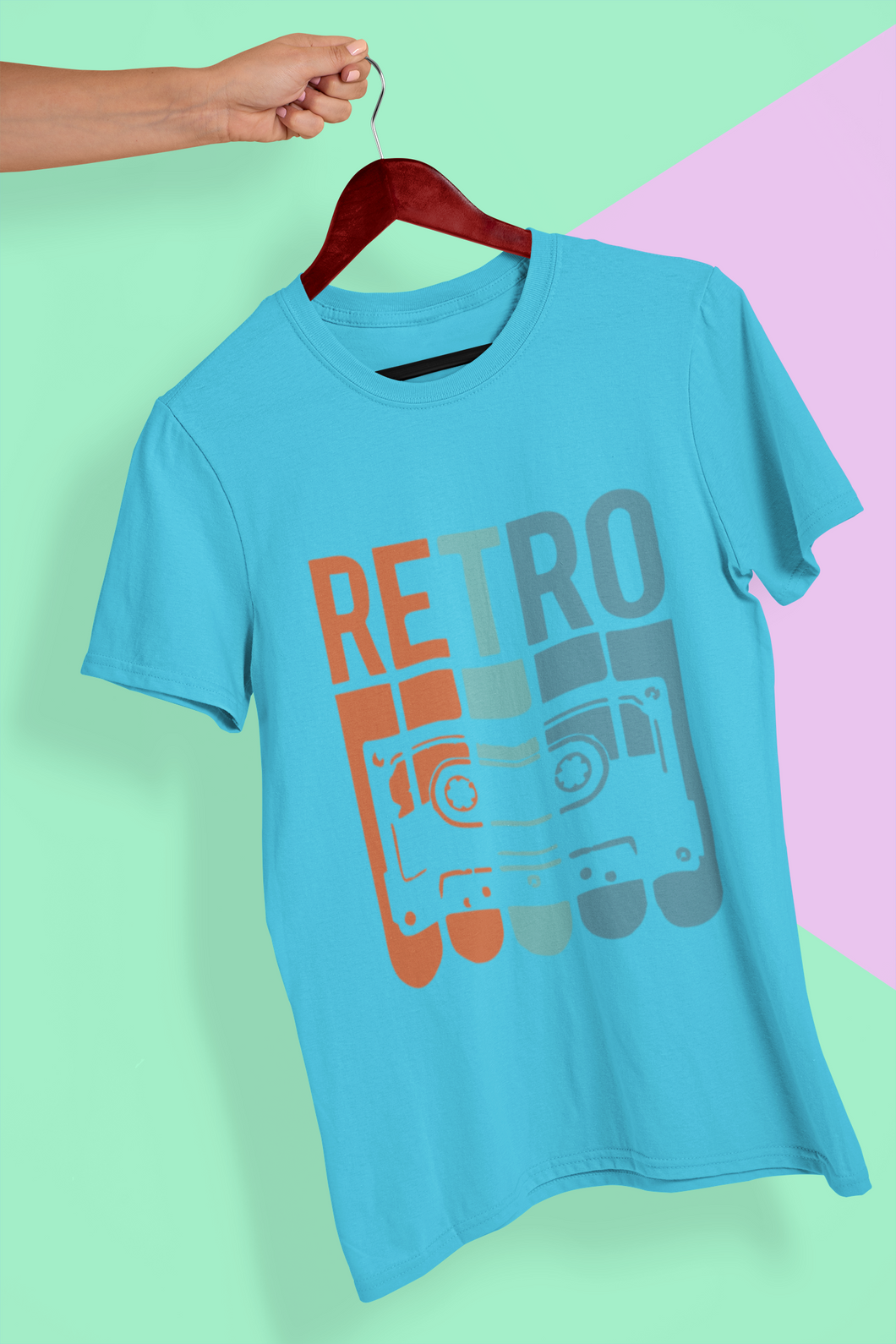 Retro Women Half Sleeves T-shirt- KidsFashionVilla
