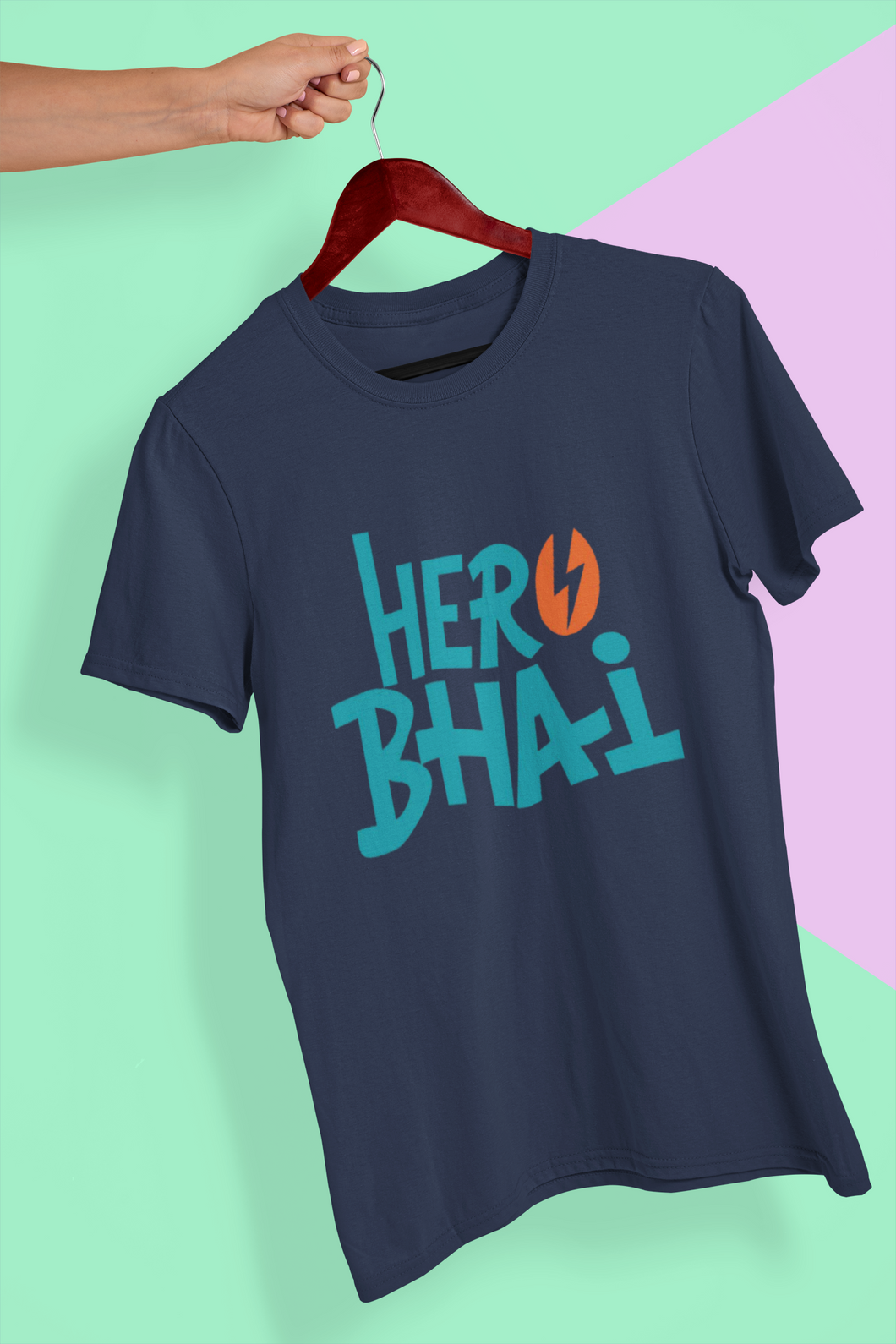 Hero Bhai Mens Half Sleeves T-shirt- KidsFashionVilla