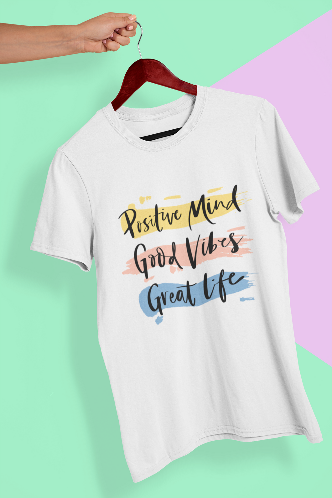 Good Vibes Mens Half Sleeves T-shirt- KidsFashionVilla