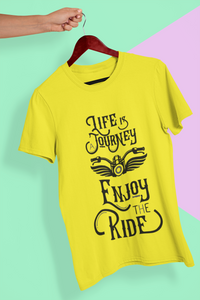 Enjoy The Ride Women Half Sleeves T-shirt- KidsFashionVilla