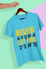 Load image into Gallery viewer, Never let You Down Women Half Sleeves T-shirt- KidsFashionVilla
