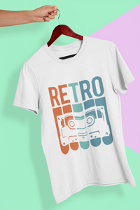 Retro Women Half Sleeves T-shirt- KidsFashionVilla