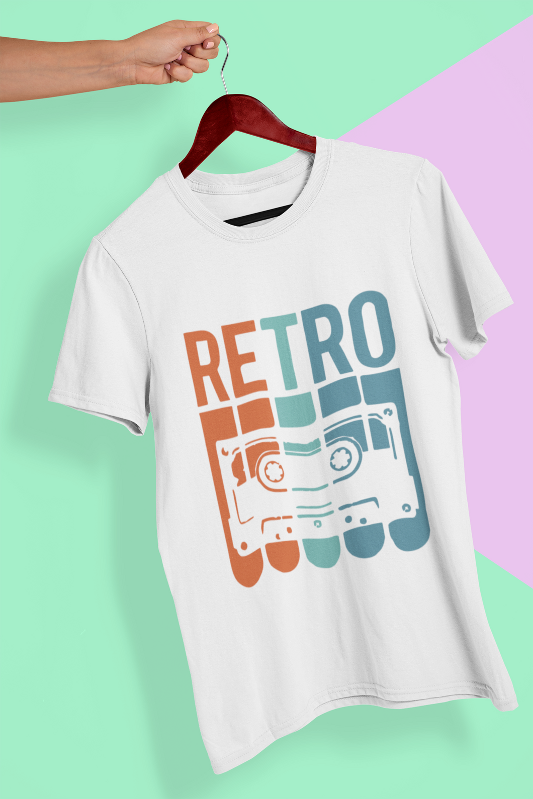 Retro Women Half Sleeves T-shirt- KidsFashionVilla