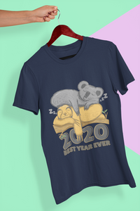 2020 Best Year Ever Women Half Sleeves T-shirt- KidsFashionVilla