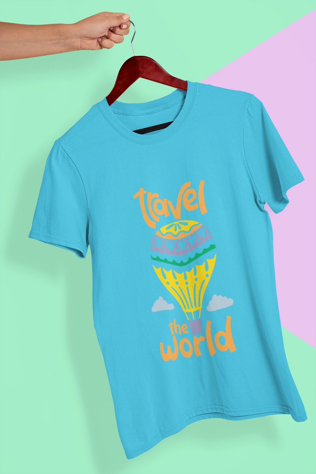 Travel The World Women Half Sleeves T-shirt- KidsFashionVilla