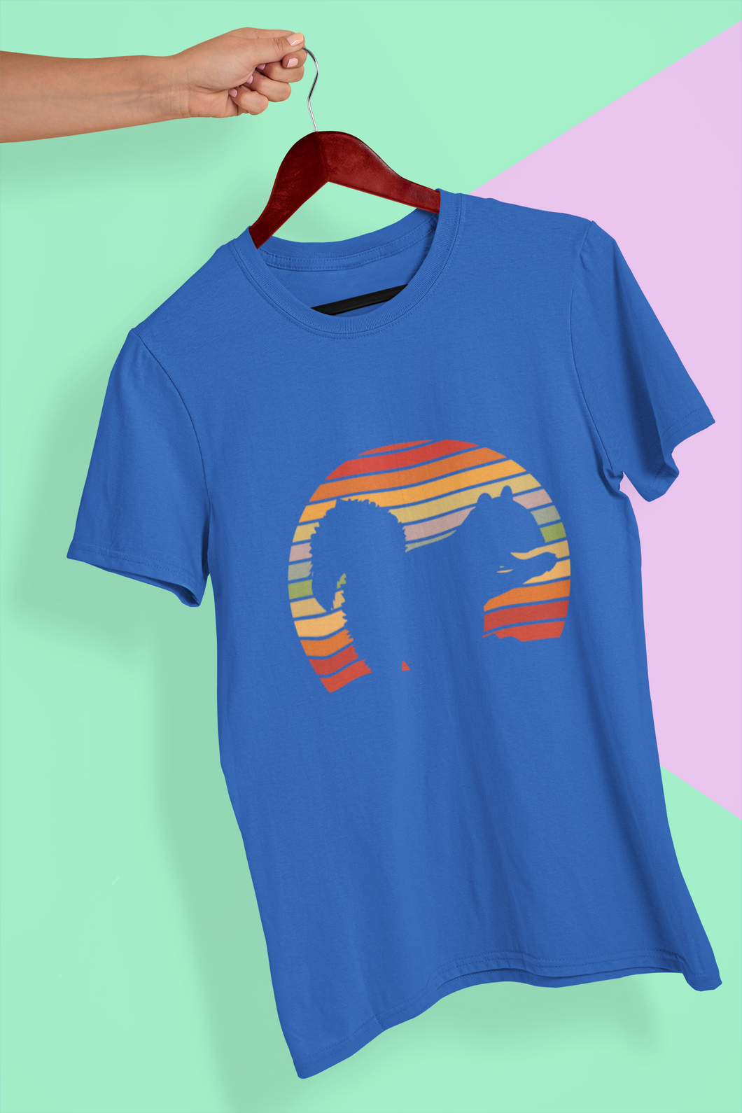 Retro Squirrel Women Half Sleeves T-shirt- KidsFashionVilla