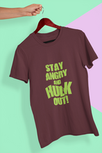 Load image into Gallery viewer, Hulk Out Women Half Sleeves T-shirt- KidsFashionVilla
