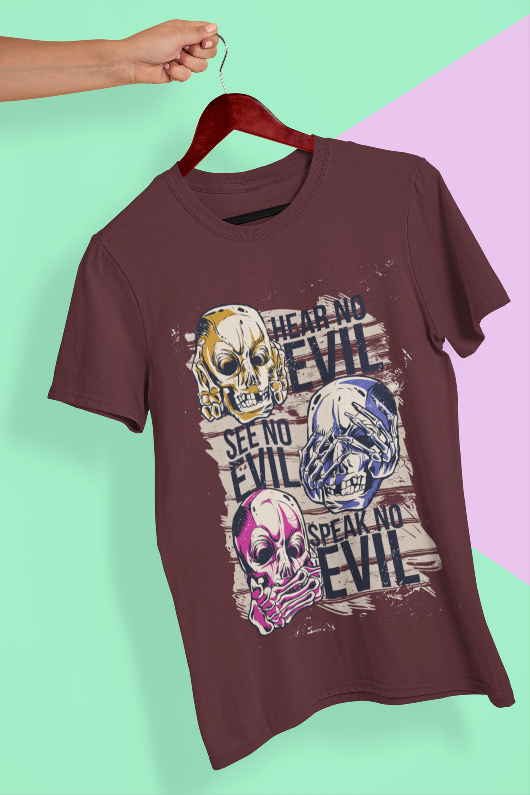 Hear No Evil Women Half Sleeves T-shirt- KidsFashionVilla
