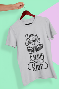 Enjoy The Ride Women Half Sleeves T-shirt- KidsFashionVilla