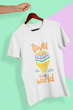 Load image into Gallery viewer, Travel The World Women Half Sleeves T-shirt- KidsFashionVilla
