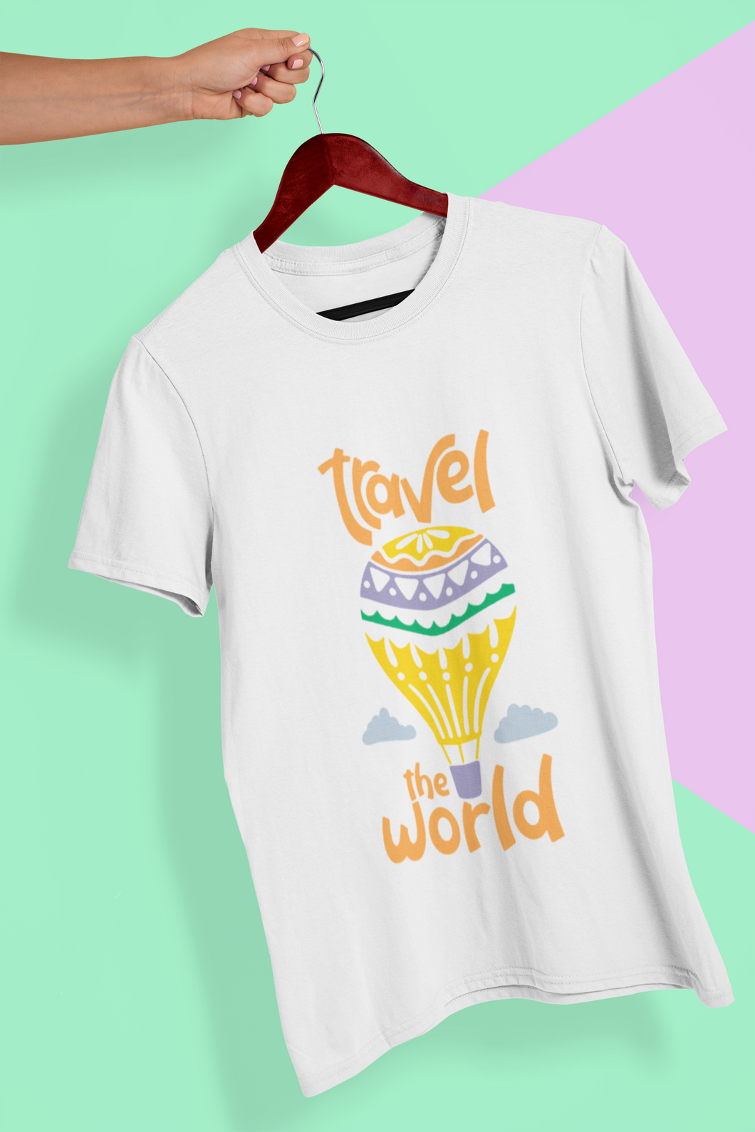 Travel The World Women Half Sleeves T-shirt- KidsFashionVilla