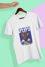 Load image into Gallery viewer, Superhero Pug Women Half Sleeves T-shirt- KidsFashionVilla
