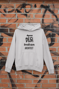 Apna Desi Indian Architect Profession Men Hoodies-KidsFashionVilla
