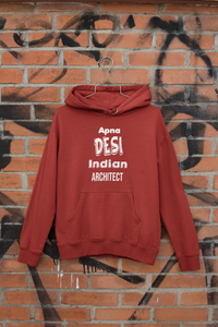 Apna Desi Indian Architect Profession Men Hoodies-KidsFashionVilla