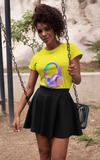 Headphones Women Half Sleeves T-shirt- KidsFashionVilla