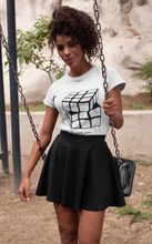 Load image into Gallery viewer, Rubic Women Half Sleeves T-shirt- KidsFashionVilla
