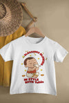 Custom Name Blessing Blowing In Style With Durga Puja Half Sleeves T-Shirt for Boy-KidsFashionVilla