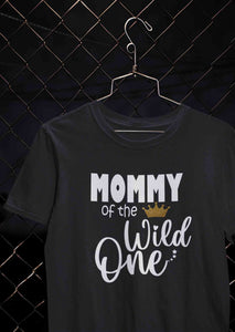 The Wild One First Birthday Family Half Sleeves T-Shirts-KidsFashionVilla