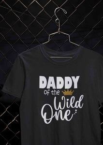 The Wild One First Birthday Family Half Sleeves T-Shirts-KidsFashionVilla