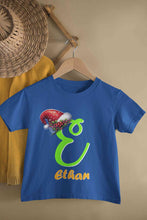 Load image into Gallery viewer, Custom Name Christmas Half Sleeves T-Shirt for Boy-KidsFashionVilla
