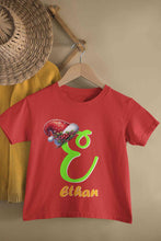 Load image into Gallery viewer, Custom Name Christmas Half Sleeves T-Shirt for Boy-KidsFashionVilla
