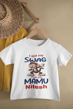 Load image into Gallery viewer, Custom Name Swag From My Mamu Half Sleeves T-Shirt for Boy-KidsFashionVilla
