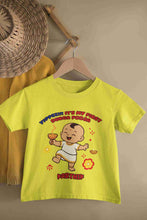 Load image into Gallery viewer, Custom Name Yippee !! It Is My First Durga Pooja Half Sleeves T-Shirt for Boy-KidsFashionVilla
