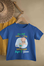 Load image into Gallery viewer, Custom Name Our First Father Day Half Sleeves T-Shirt for Boy-KidsFashionVilla
