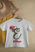 Load image into Gallery viewer, Custom Name Christmas Half Sleeves T-Shirt for Boy-KidsFashionVilla
