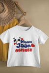 Custom Name Panda Maasi ki Jaan Half Sleeves T-Shirt for Boy-KidsFashionVilla