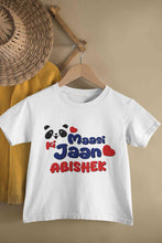 Load image into Gallery viewer, Custom Name Panda Maasi ki Jaan Half Sleeves T-Shirt for Boy-KidsFashionVilla
