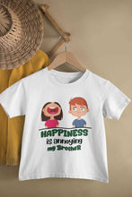 Load image into Gallery viewer, Happiness Is Annoying My Brother Raksha Bandhan Half Sleeves T-Shirt for Boy-KidsFashionVilla
