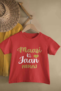 Custom Name Maasi ki Jaan Half Sleeves T-Shirt for Boy-KidsFashionVilla