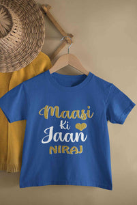 Custom Name Maasi ki Jaan Half Sleeves T-Shirt for Boy-KidsFashionVilla