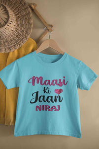 Custom Name Maasi ki Jaan Half Sleeves T-Shirt for Boy-KidsFashionVilla