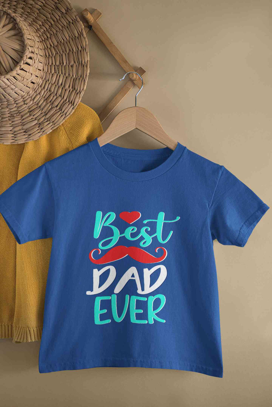 Best Dad Ever Fathers Day Half Sleeves T-Shirt for Boy-KidsFashionVilla