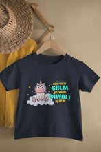 Load image into Gallery viewer, Can Not Keep Calm Because Diwali Is Here Half Sleeves T-Shirt For Girls -KidsFashionVilla
