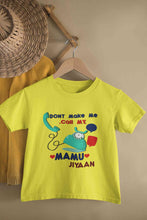 Load image into Gallery viewer, Custom Name Do Not Make Me Call My Mamu Half Sleeves T-Shirt for Boy-KidsFashionVilla
