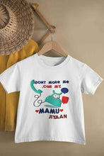 Load image into Gallery viewer, Custom Name Do Not Make Me Call My Mamu Half Sleeves T-Shirt for Boy-KidsFashionVilla
