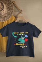 Load image into Gallery viewer, Custom Name Do Not Make Me Call My Mamu Half Sleeves T-Shirt for Boy-KidsFashionVilla
