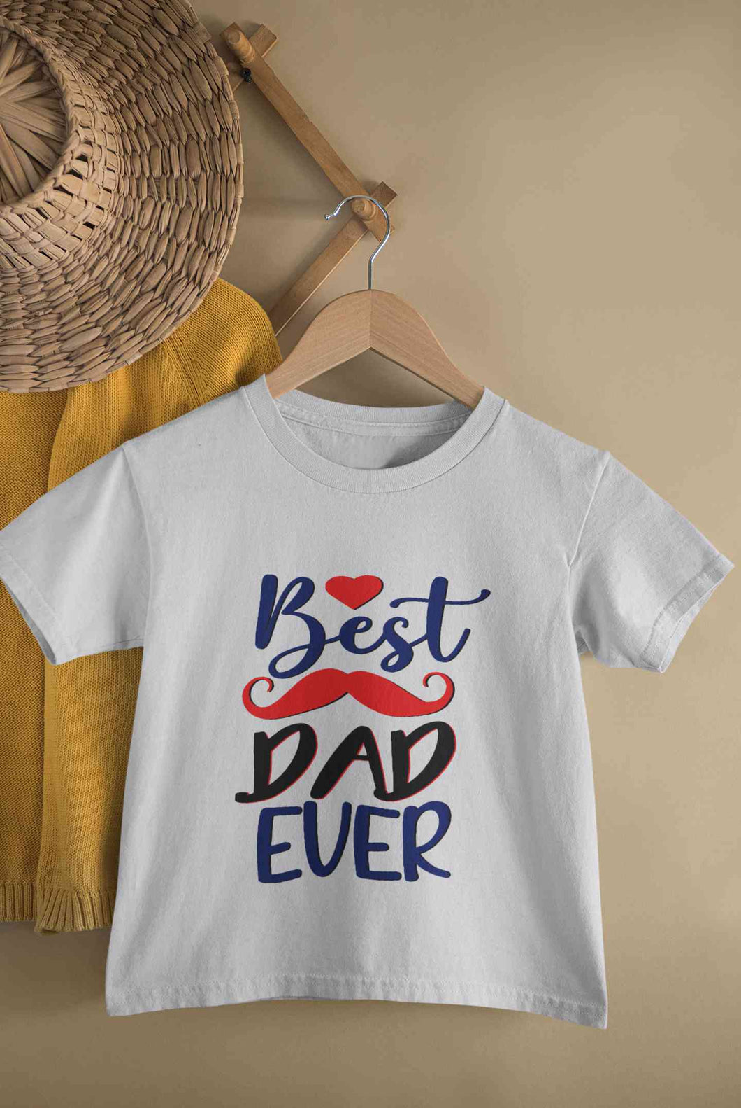 Best Dad Ever Fathers Day Half Sleeves T-Shirt for Boy-KidsFashionVilla