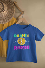 Load image into Gallery viewer, Custom Name First Rakhi Half Sleeves T-Shirt For Girls -KidsFashionVilla
